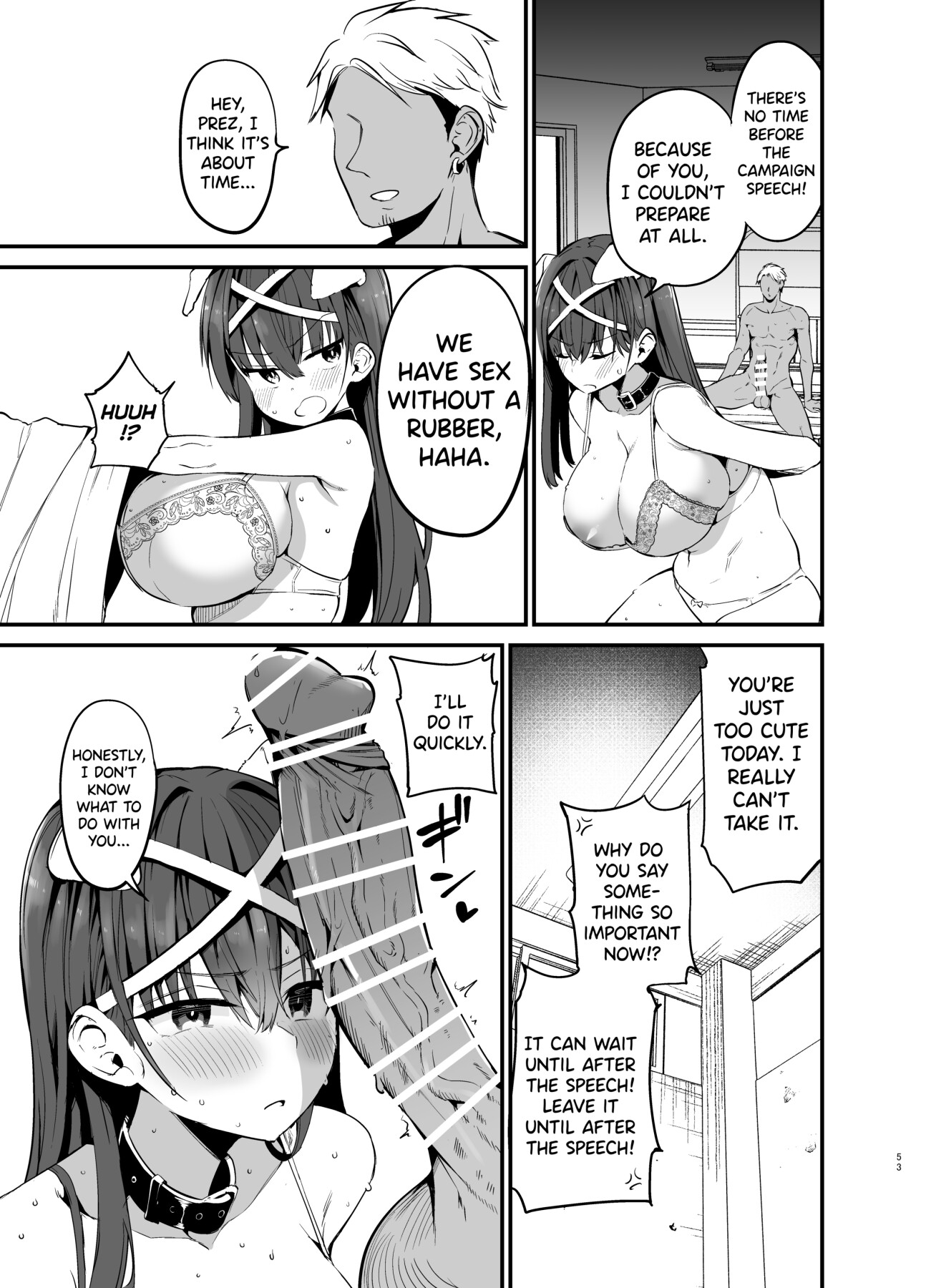 Hentai Manga Comic-The Fall of the Morals Committee President-Read-52